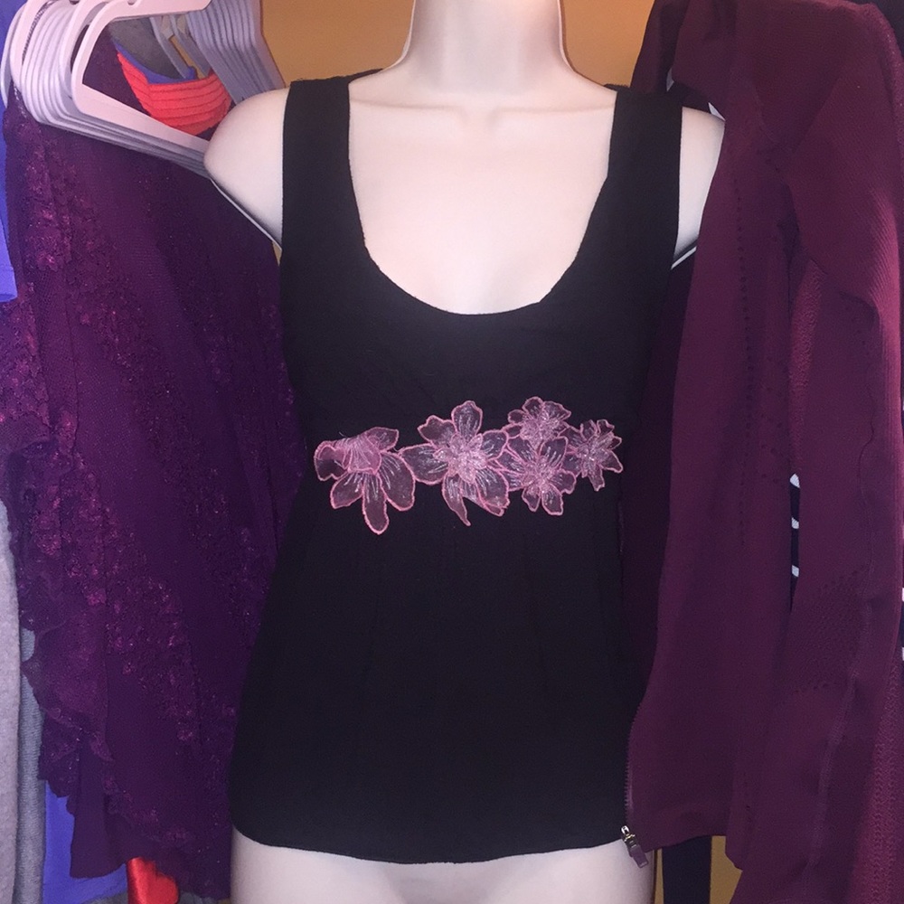 Julie’s Closet Supersoft Stretchy Top with Lace